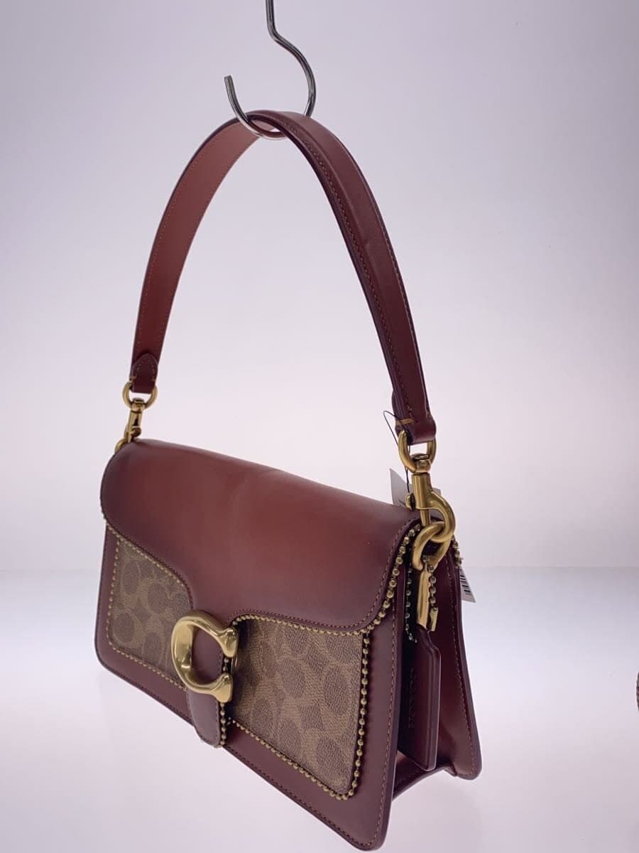 COACH Shoulder Bag Canvas BRW All Over Pattern 2