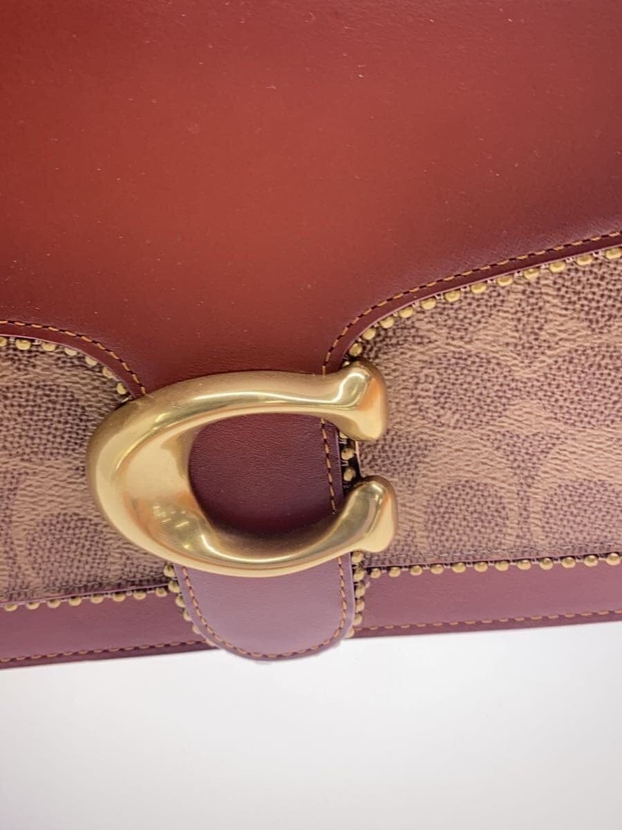 COACH Shoulder Bag Canvas BRW All Over Pattern 5