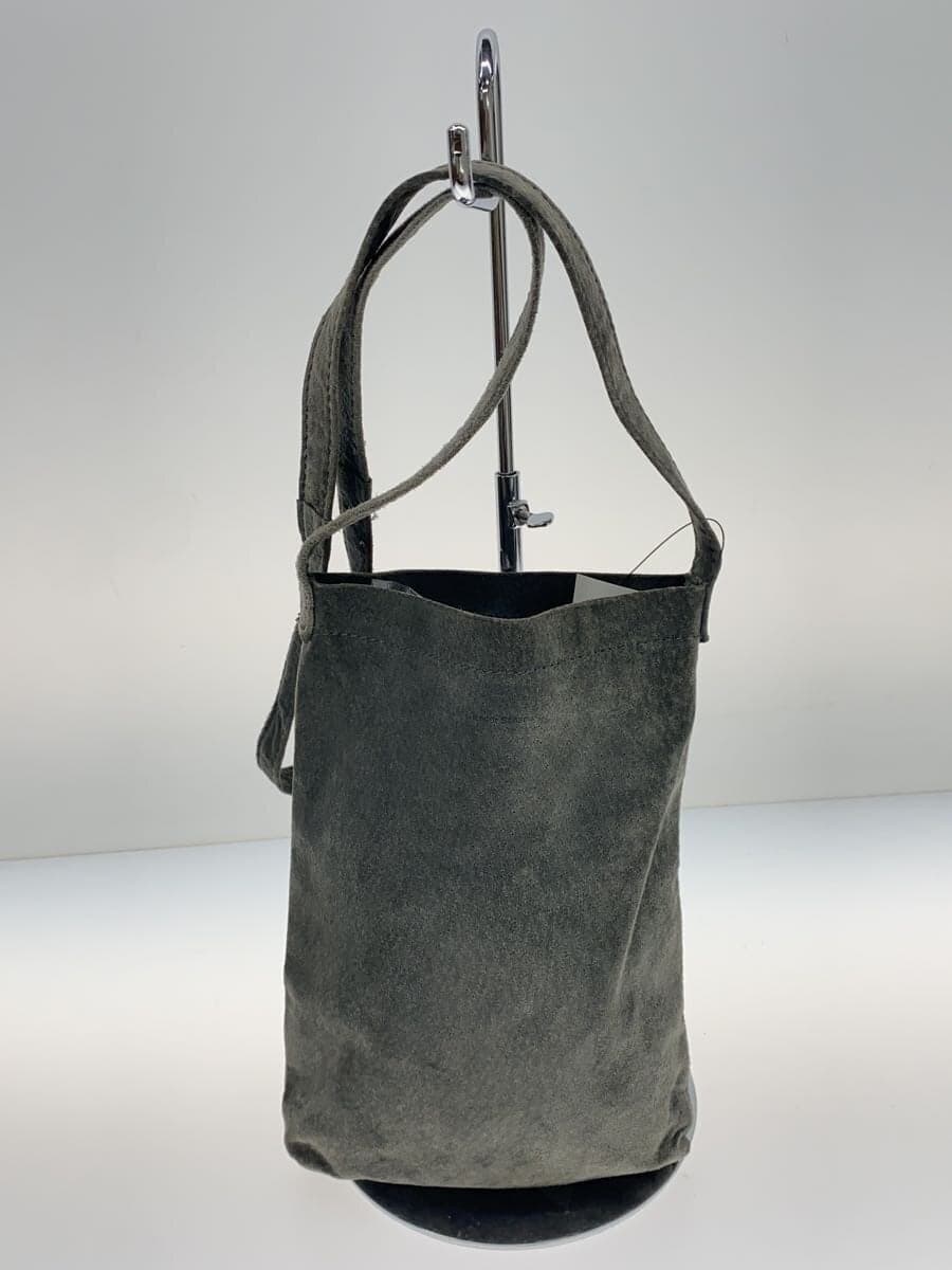 Hender Scheme Shoulder Bag Pig Leather GRY Plain 3