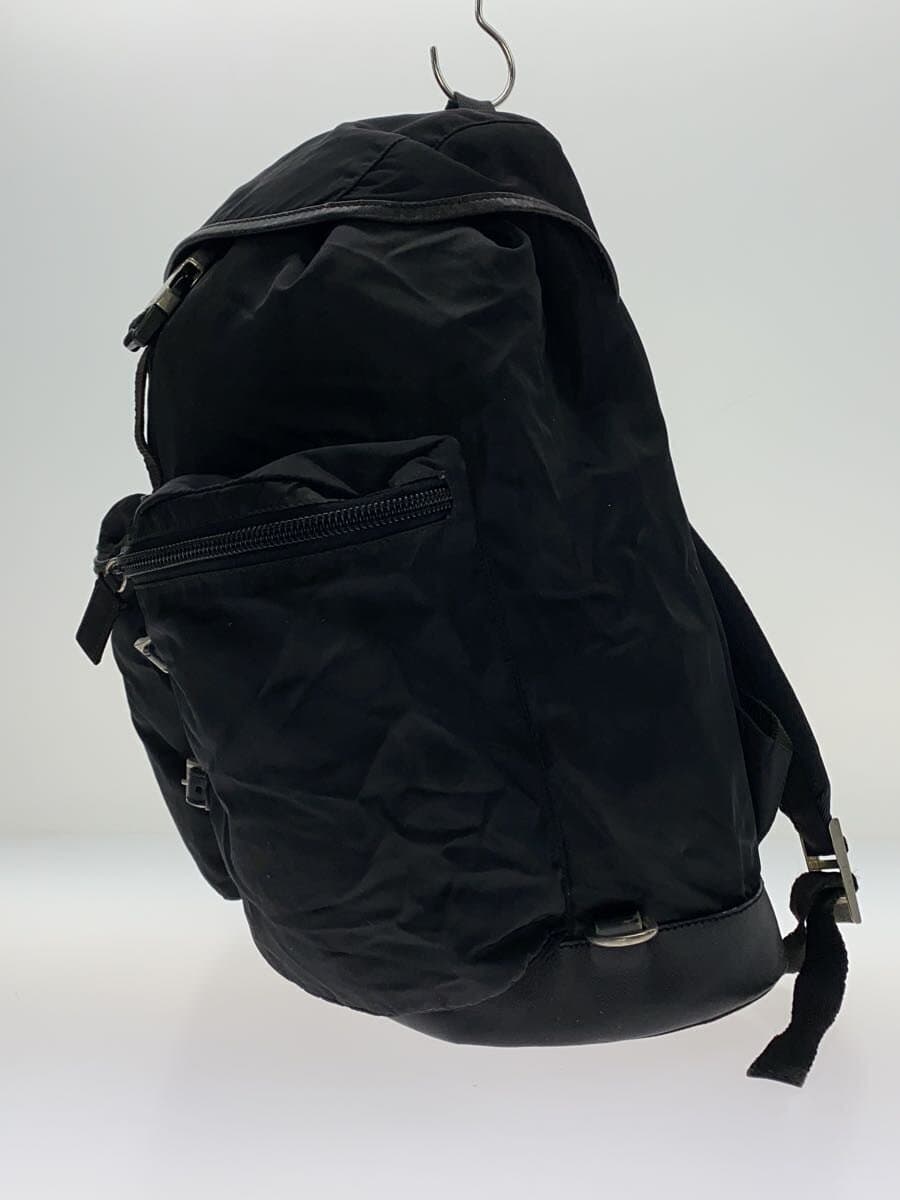 PRADA Backpack Nylon Black V163 2