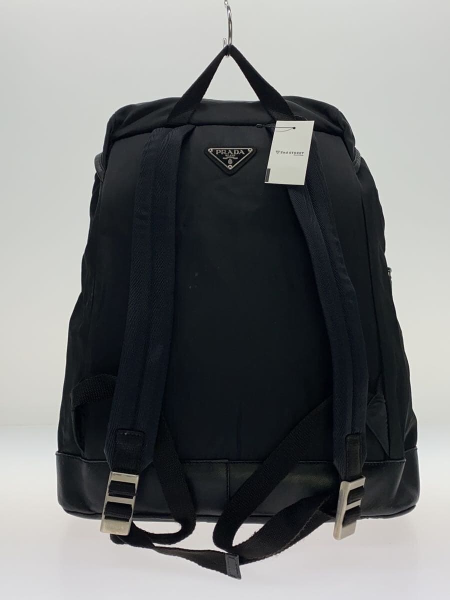 PRADA Backpack Nylon Black V163 3