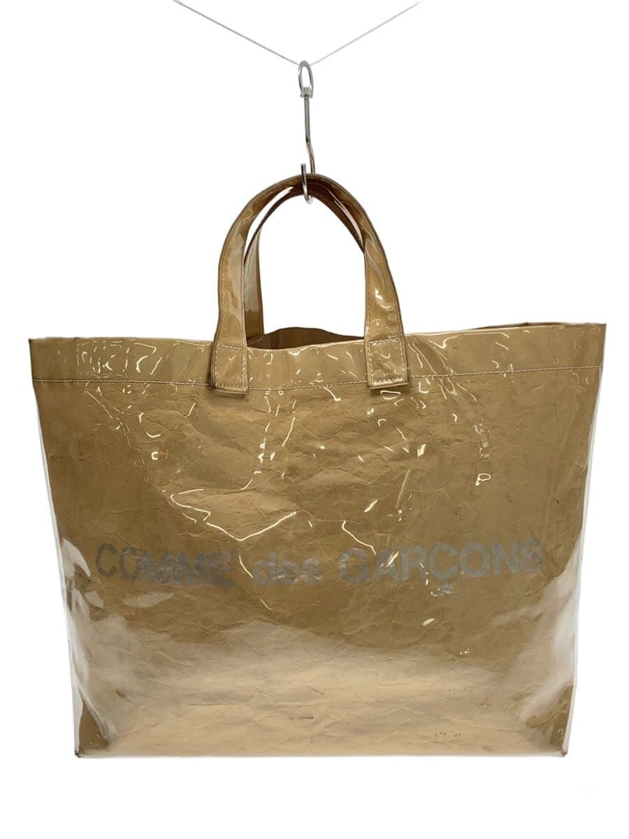 COMME des GARCONS tote bag PVC BEG GO-K201