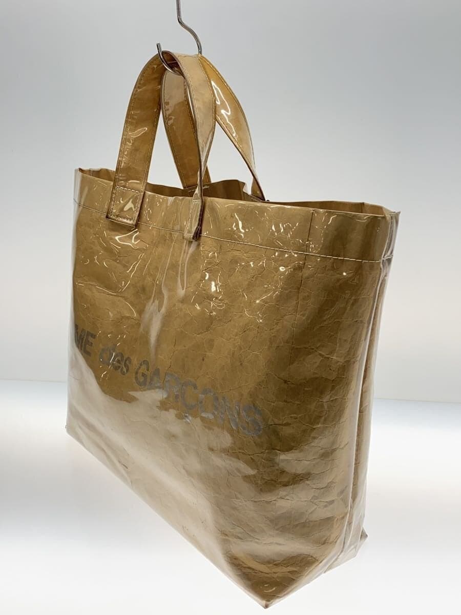 COMME des GARCONS tote bag PVC BEG GO-K201 2