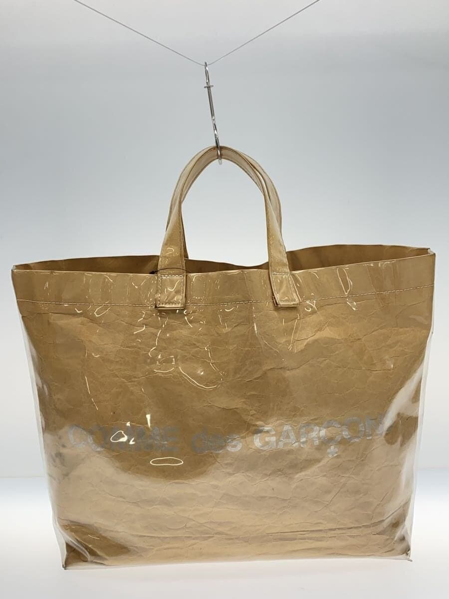 COMME des GARCONS tote bag PVC BEG GO-K201 3