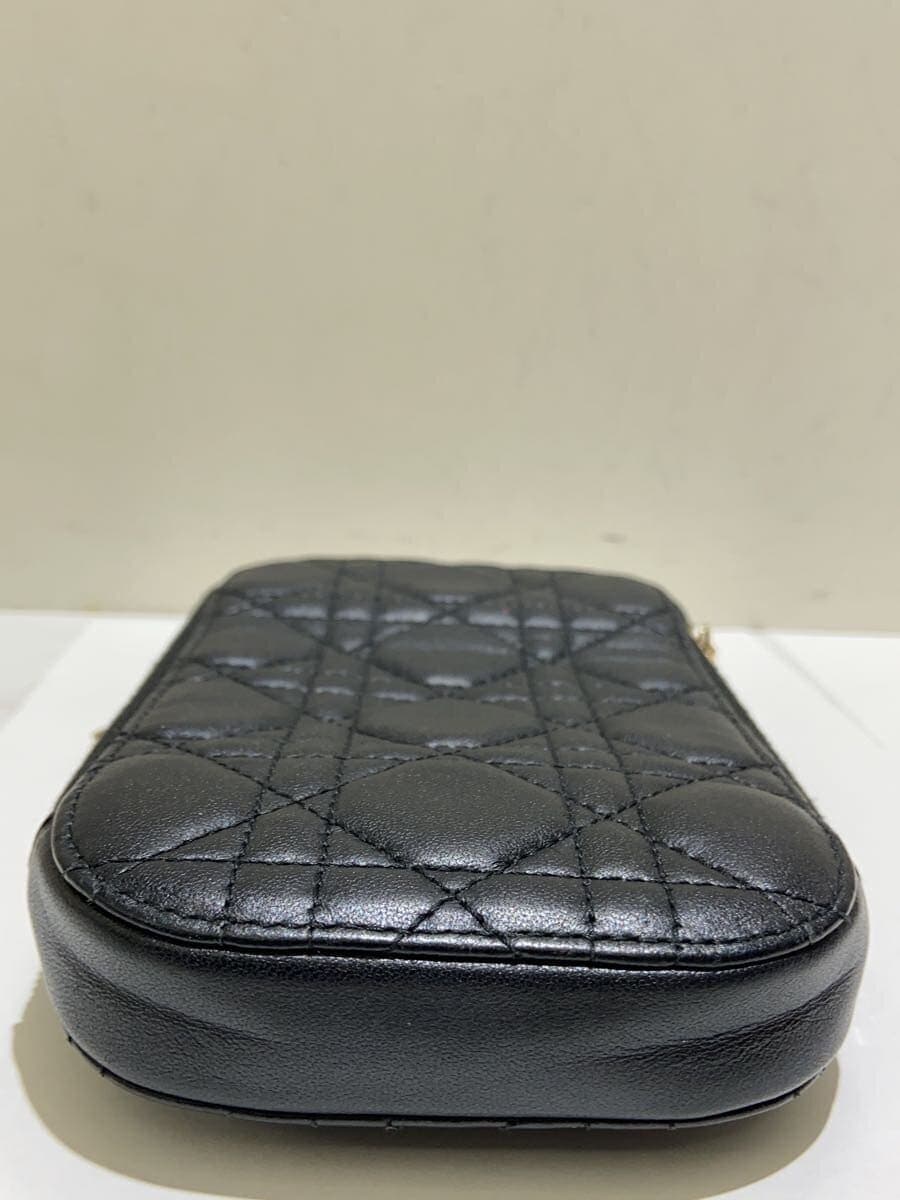 Christian Dior Inside Scuff With Stain Mobile Holder Shoulder Bag BLK S08720NMJ M900 4