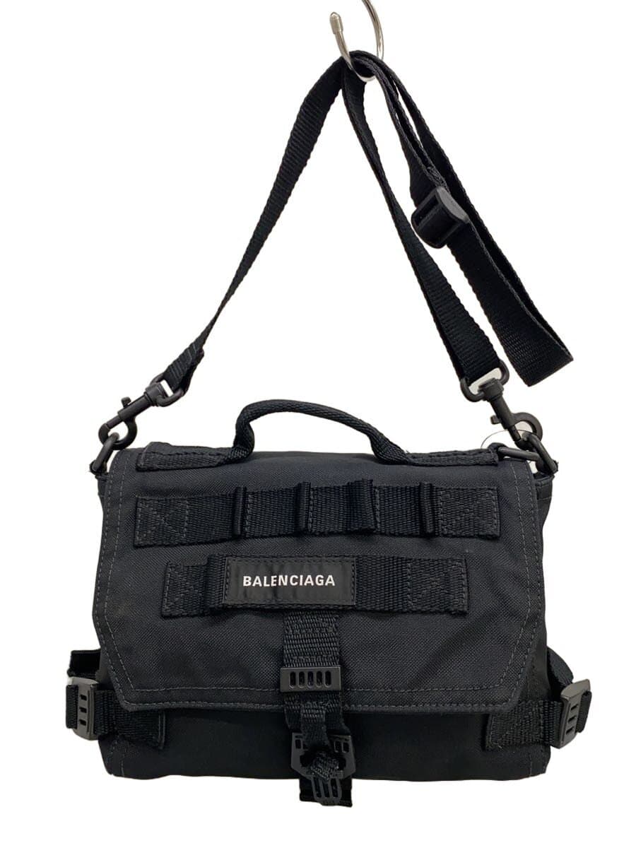 BALENCIAGA Shoulder Bag BLK Solid 656106
