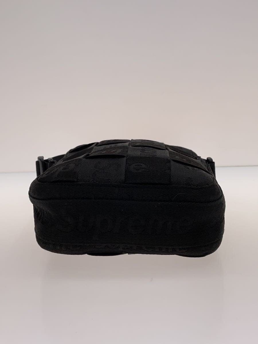 Supreme Shoulder Bag Polyester BLK WOVEN SHOULDER BAG 24SS 4