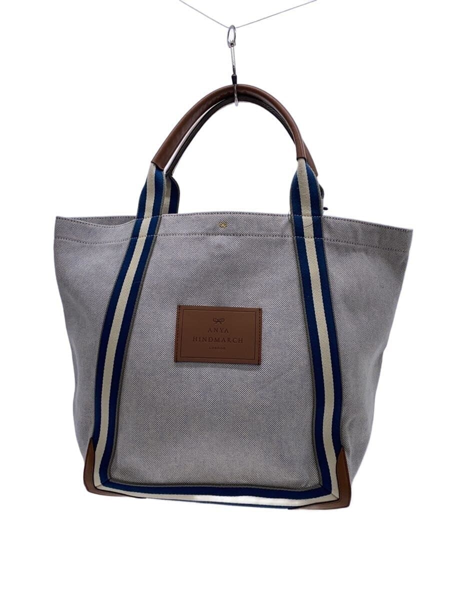 ANYA HINDMARCH tote bag canvas GRY