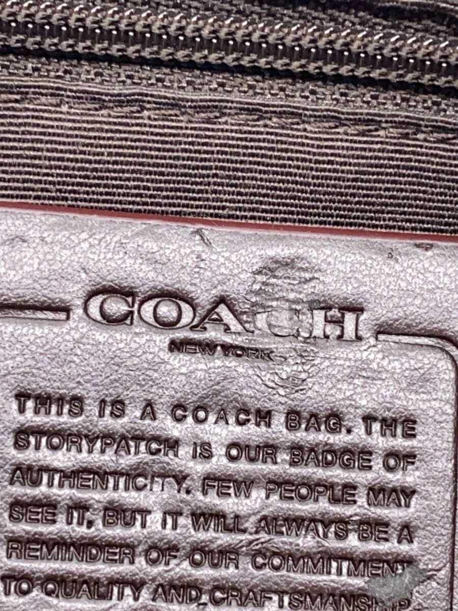 COACH Shoulder Bag Canvas BRW All Over Pattern G1757-F58285 5