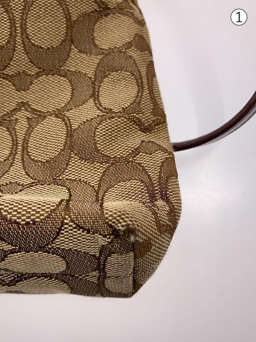 COACH Shoulder Bag Canvas BRW All Over Pattern G1757-F58285 7