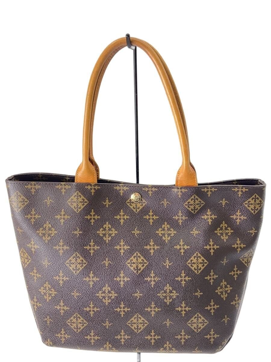 russet Tote Bag BRW All Over Pattern