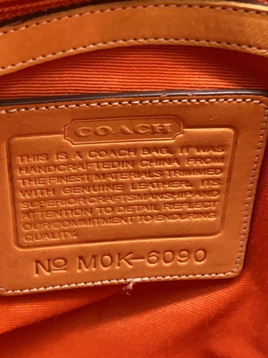 COACH Tote Bag Signature -- BEG All-over pattern 6090 5