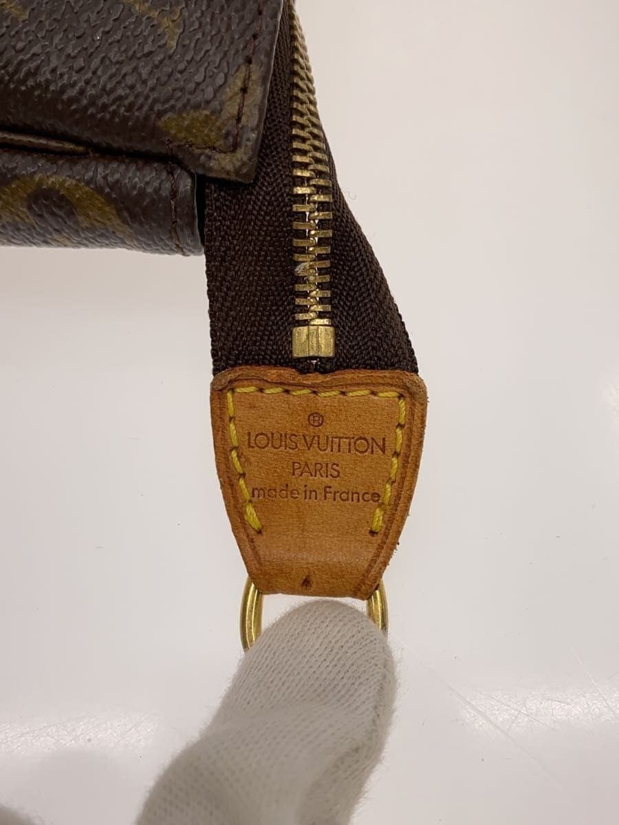 LOUIS VUITTON 1) Pochette Accessoires Monogram Canvas PVC BRW All-over pattern 5