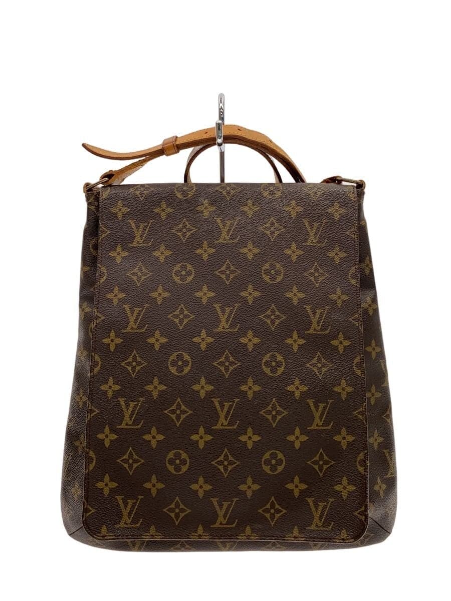 LOUIS VUITTON Musette Monogram Canvas PVC BRW M51256