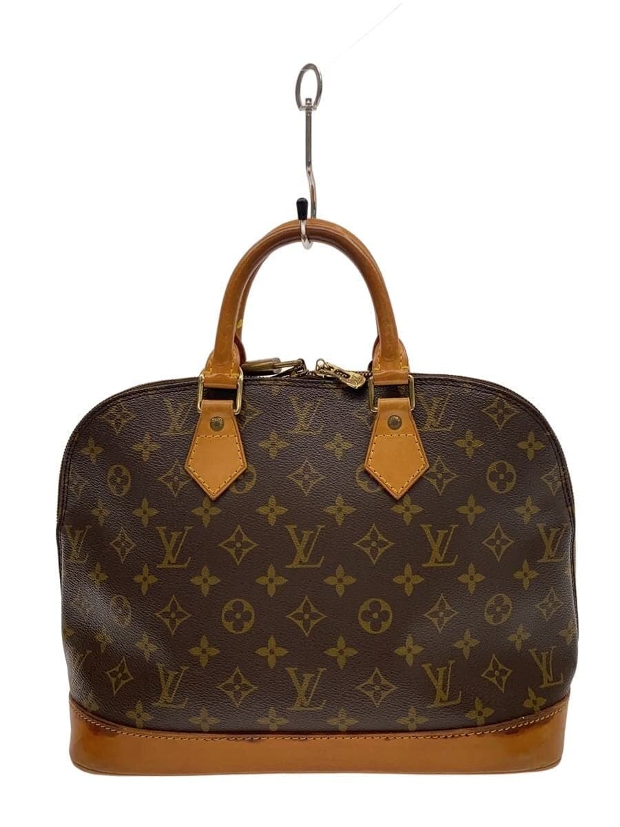 LOUIS VUITTON 1) Alma Monogram Canvas PVC BRW M51130