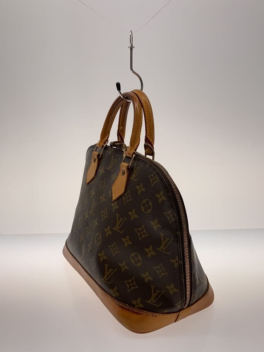 LOUIS VUITTON 1) Alma Monogram Canvas PVC BRW M51130 2
