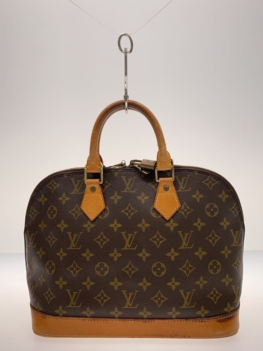 LOUIS VUITTON 1) Alma Monogram Canvas PVC BRW M51130 3