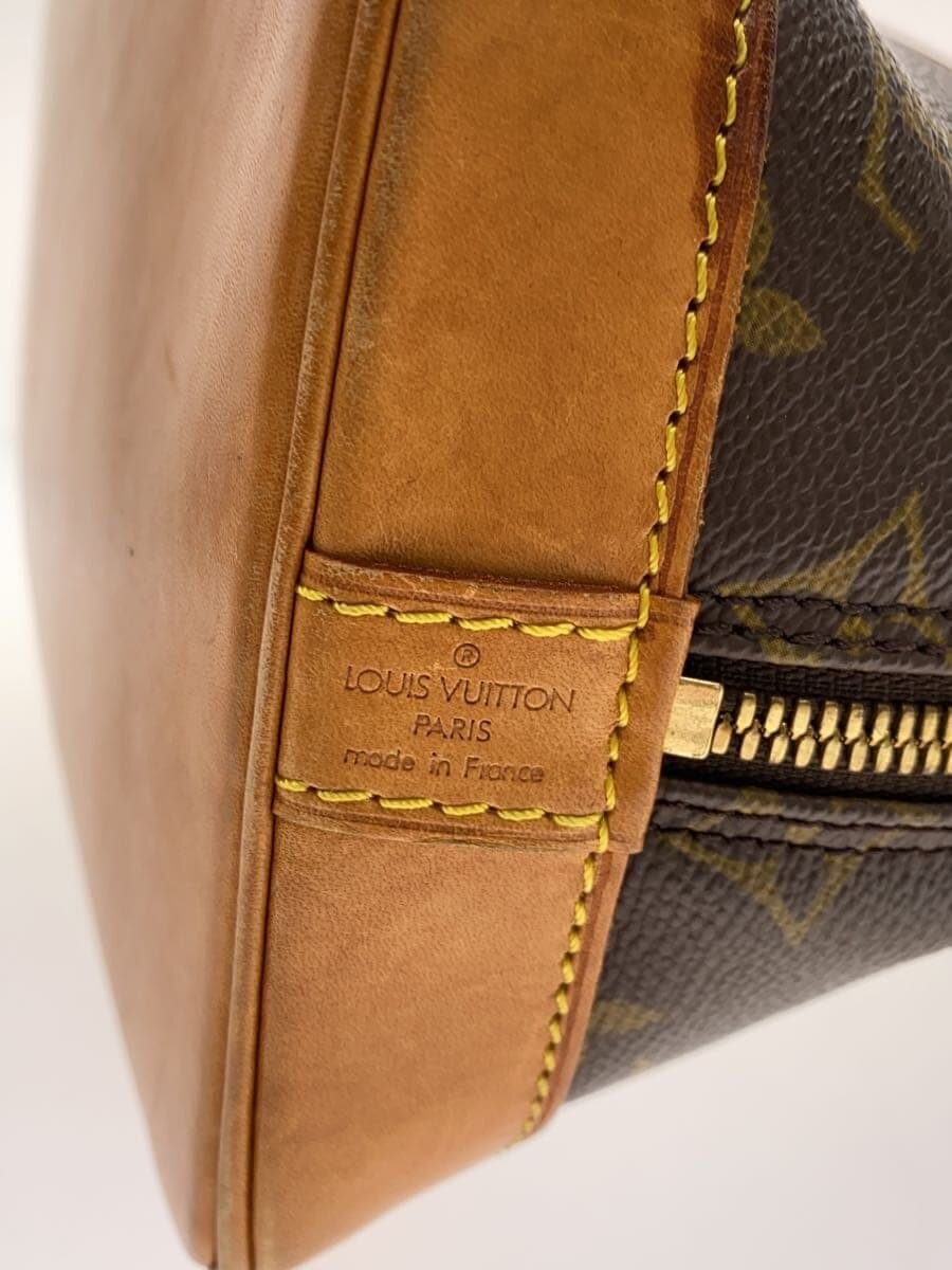 LOUIS VUITTON 1) Alma Monogram Canvas PVC BRW M51130 5
