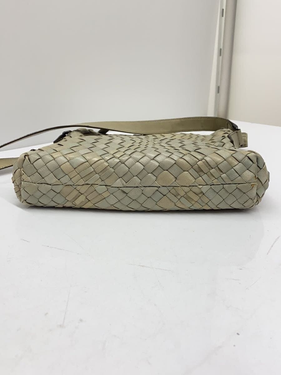 FALORNI Shoulder Bag Leather GRY 4