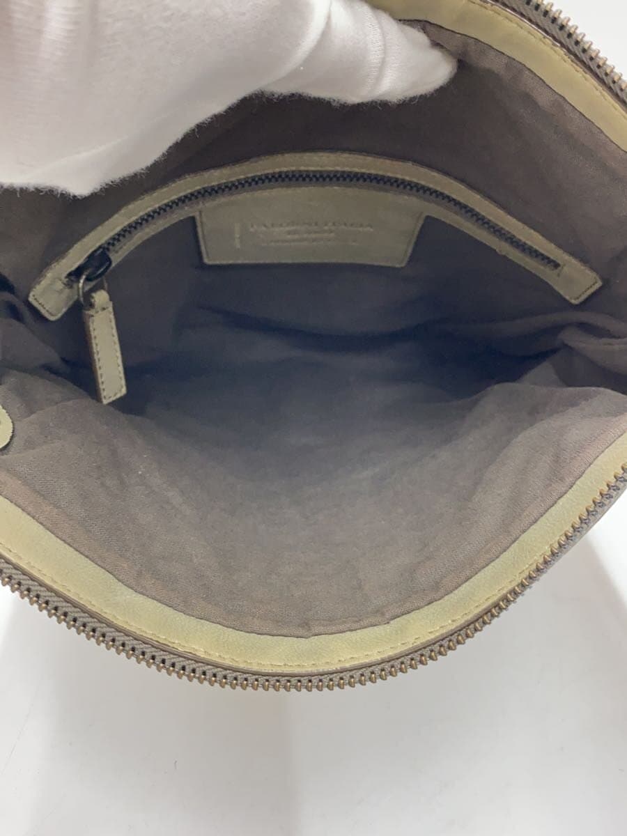 FALORNI Shoulder Bag Leather GRY 6