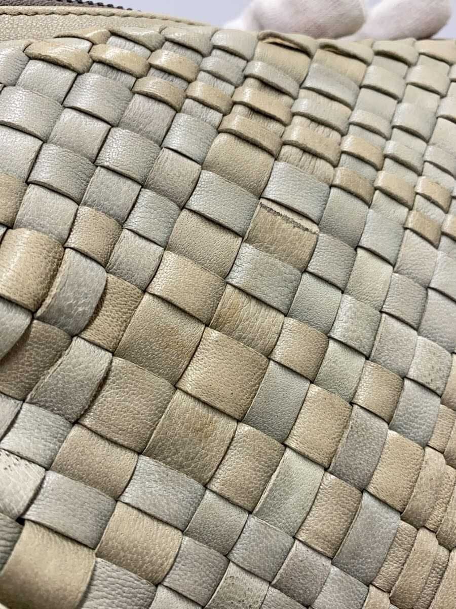 FALORNI Shoulder Bag Leather GRY 8