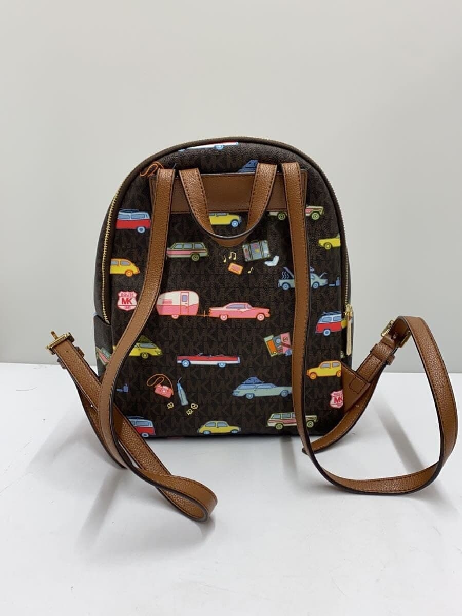 MICHAEL KORS Backpack -- BRW All-over print 35S1G3DB21 3