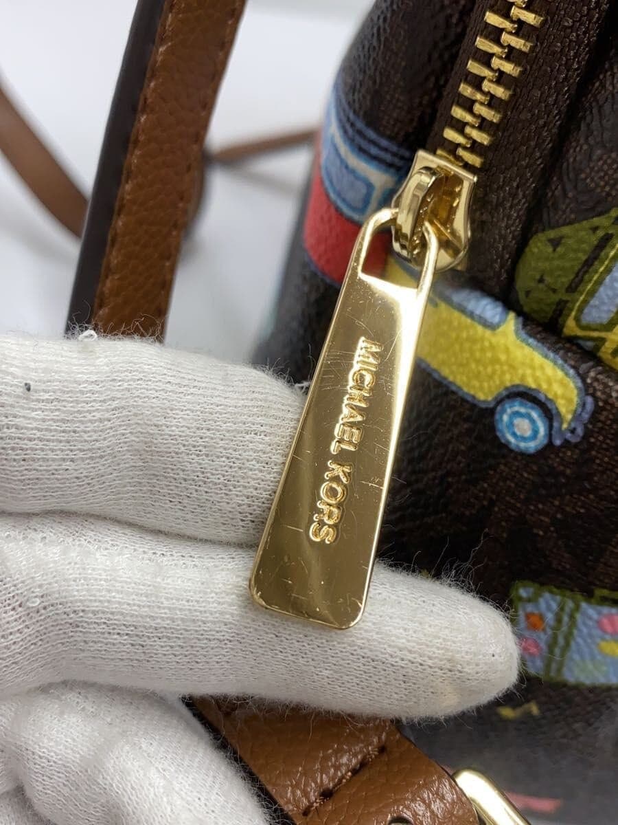 MICHAEL KORS Backpack -- BRW All-over print 35S1G3DB21 8