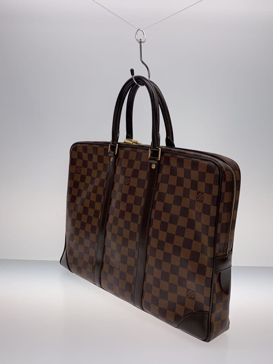 LOUIS VUITTON Porte-Documents Voyage Damier Ebene PVC BRW N41124 2