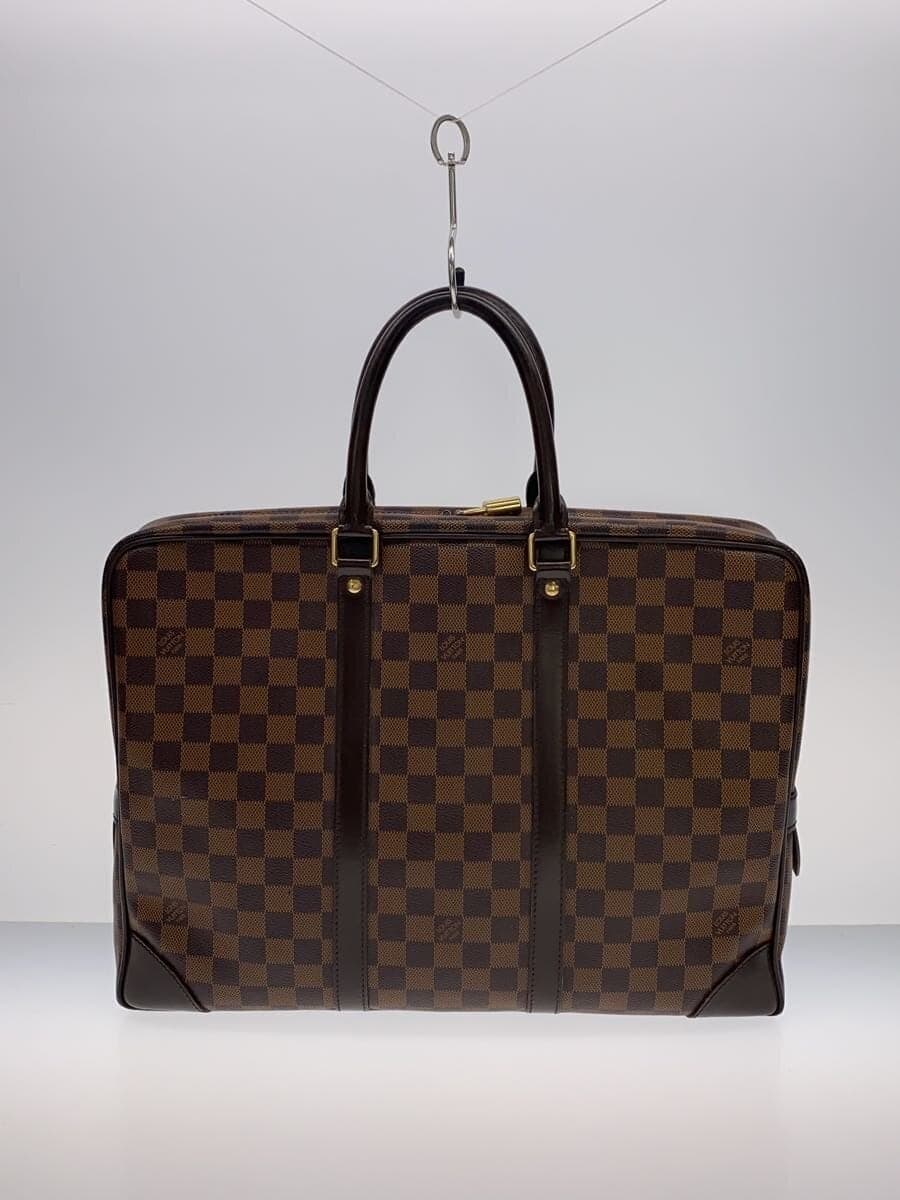 LOUIS VUITTON Porte-Documents Voyage Damier Ebene PVC BRW N41124 3