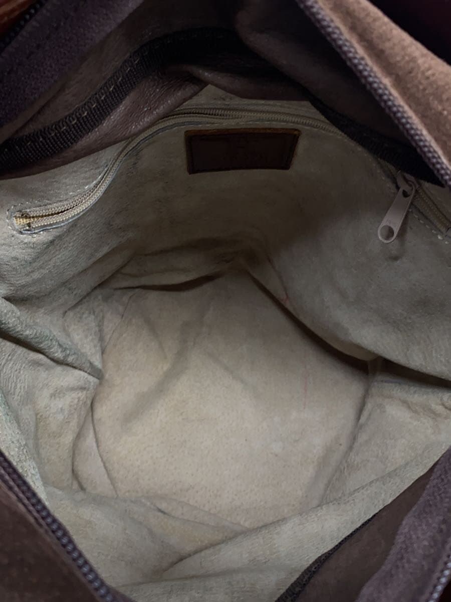 HIROFU Shoulder Bag Leather BRW Solid 4946 6