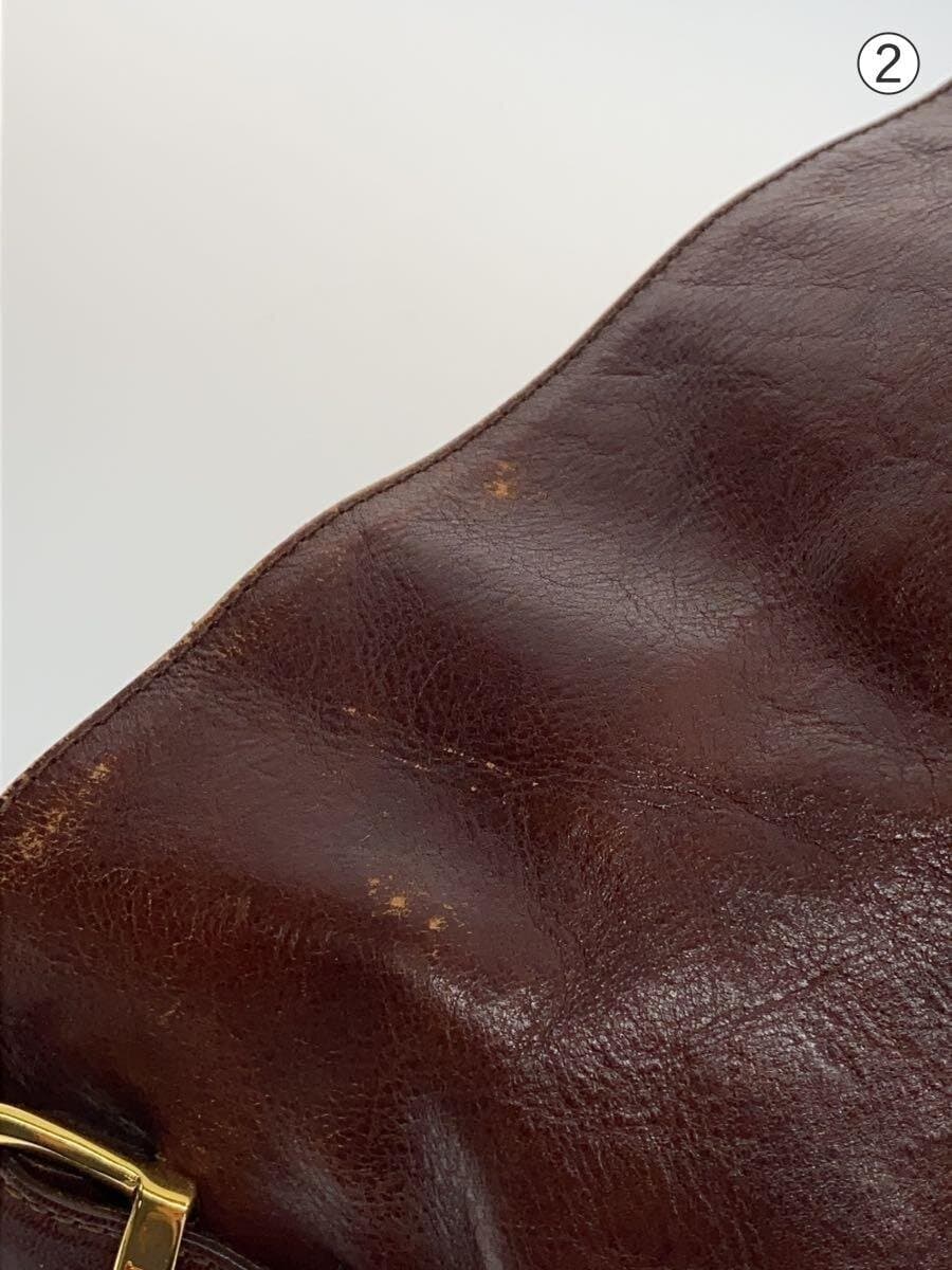 HIROFU Shoulder Bag Leather BRW Solid 4946 8