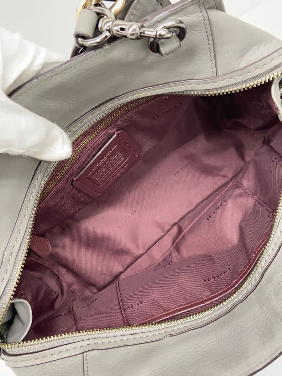 COACH Dreamer _All Leather 2-Way Shoulder Bag Gray 33094 6