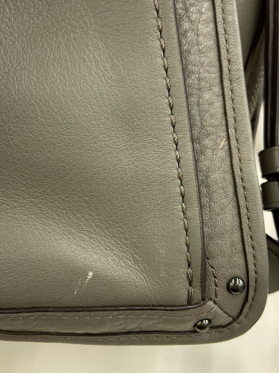 COACH Dreamer _All Leather 2-Way Shoulder Bag Gray 33094 8