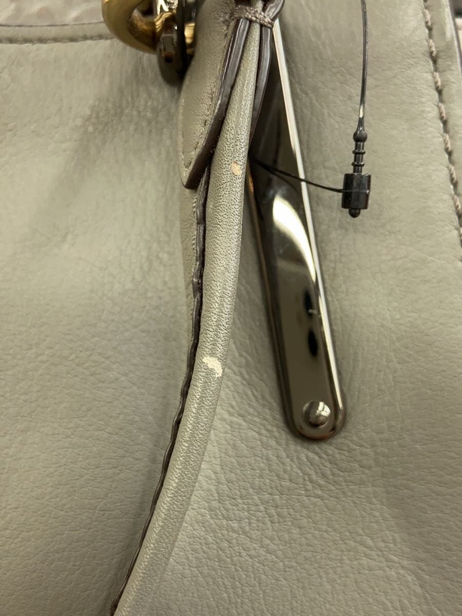 COACH Dreamer _All Leather 2-Way Shoulder Bag Gray 33094 9