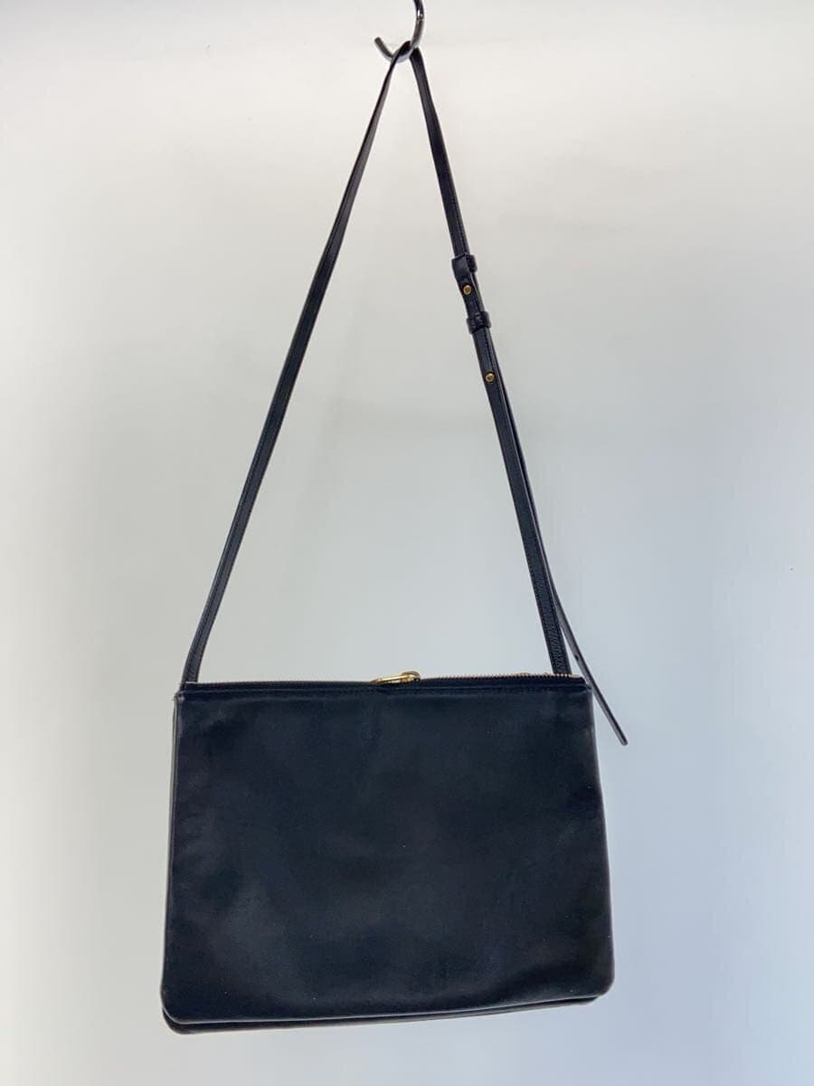 CELINE Shoulder Bag Leather BLK Solid 171453ETA 3