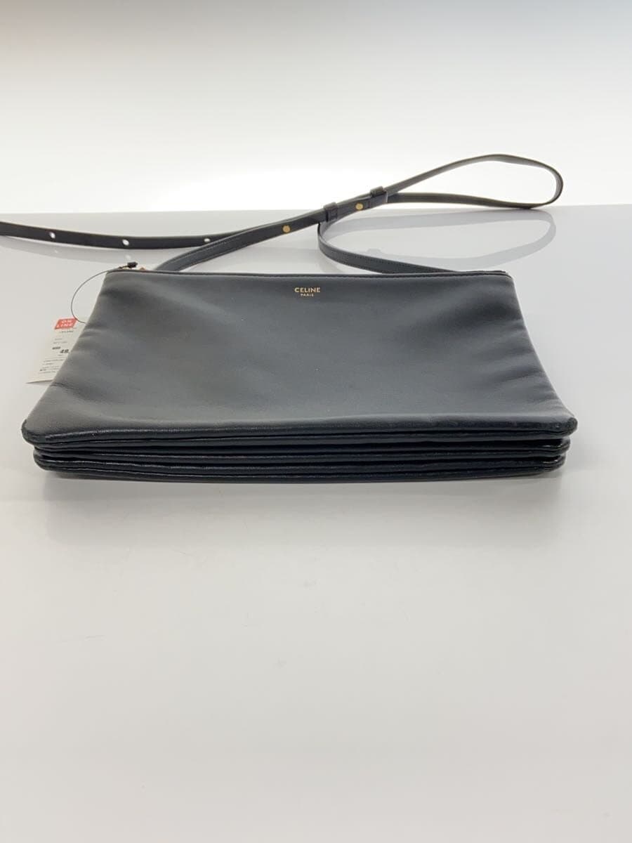 CELINE Shoulder Bag Leather BLK Solid 171453ETA 4
