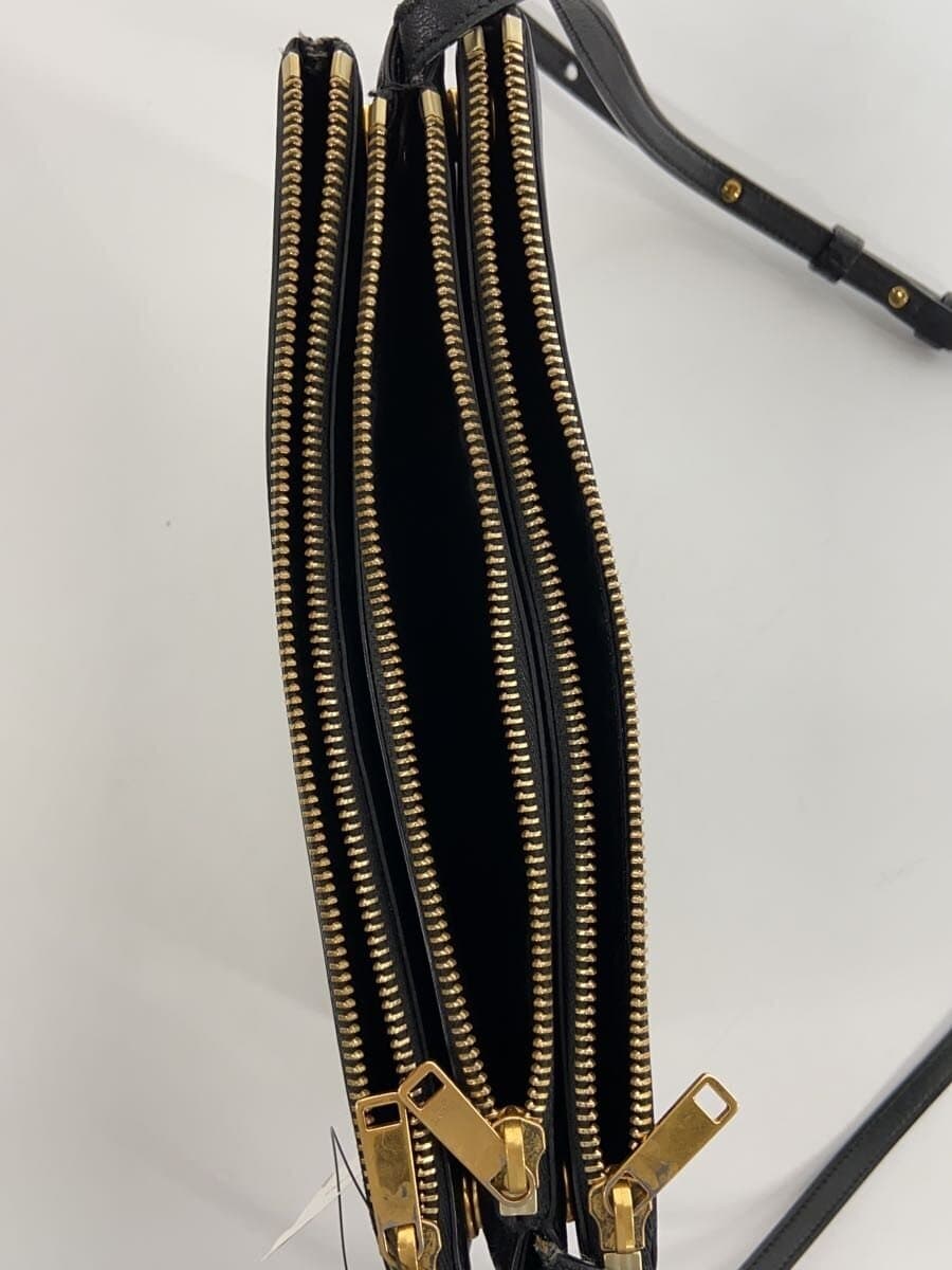 CELINE Shoulder Bag Leather BLK Solid 171453ETA 7