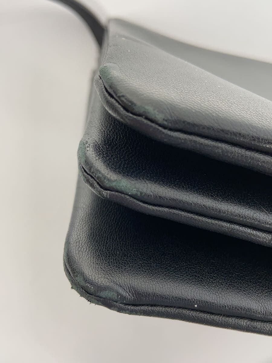 CELINE Shoulder Bag Leather BLK Solid 171453ETA 9