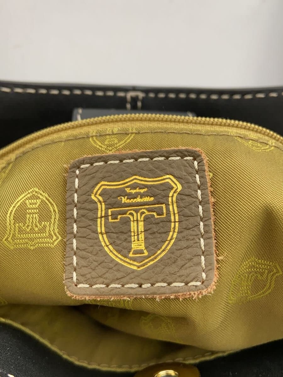 TOPKAPI Handbag Leather BLK Solid 5