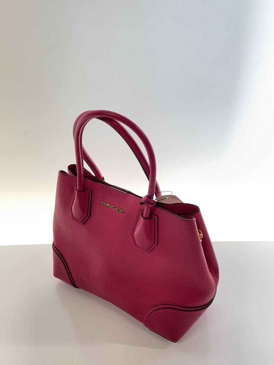 MICHAEL KORS Handbag Leather PNK Solid NB-1708 2