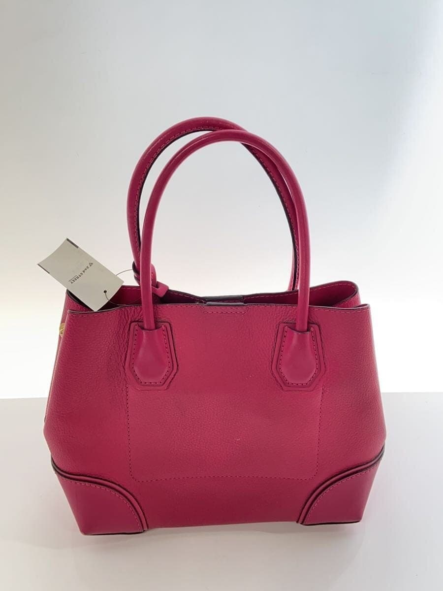 MICHAEL KORS Handbag Leather PNK Solid NB-1708 3