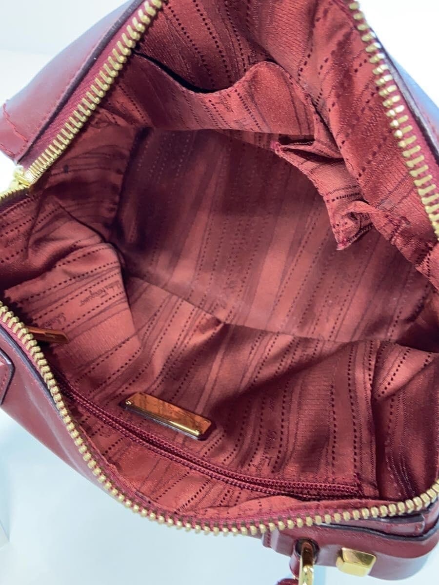 Salvatore Ferragamo Handbag Leather BRD Solid AU-21 D433 6