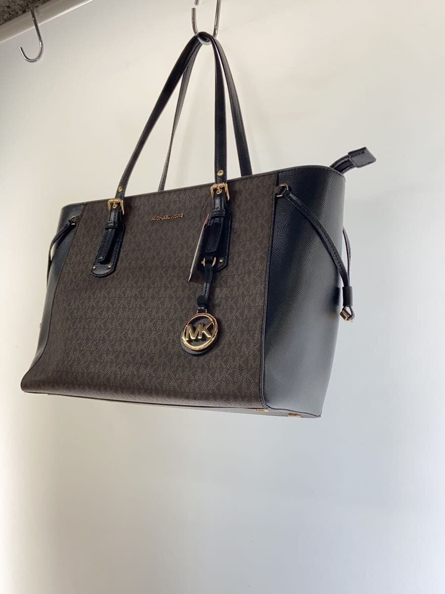 MICHAEL KORS Tote Bag PVC BRW All Over Pattern IM-1910 2