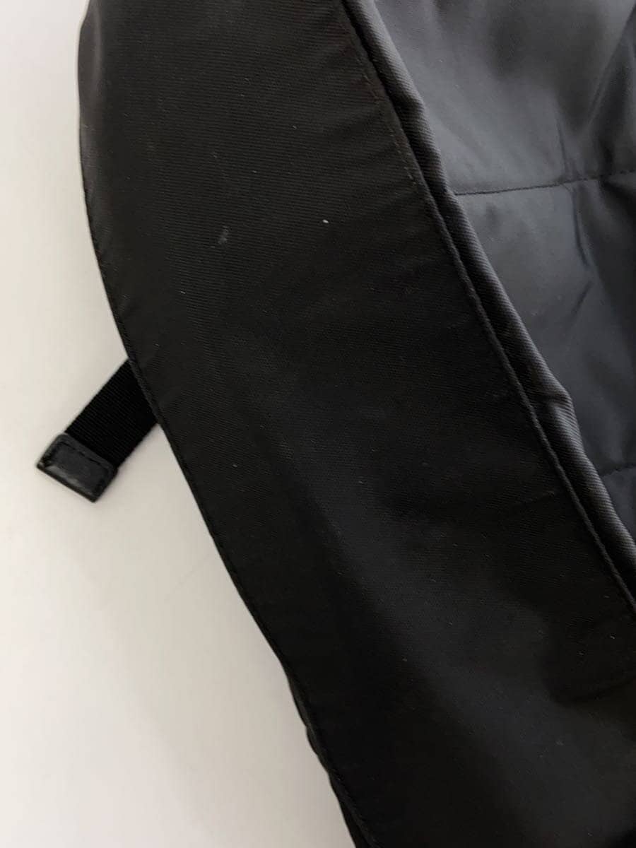 agnes b. backpack nylon black plain logo belt 9