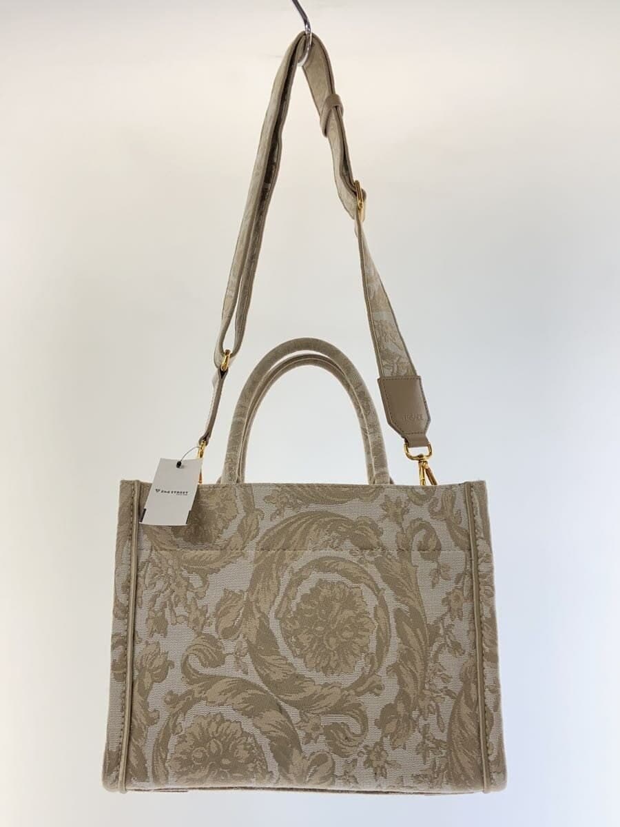 VERSACE handbag -- BEG all-over pattern 3