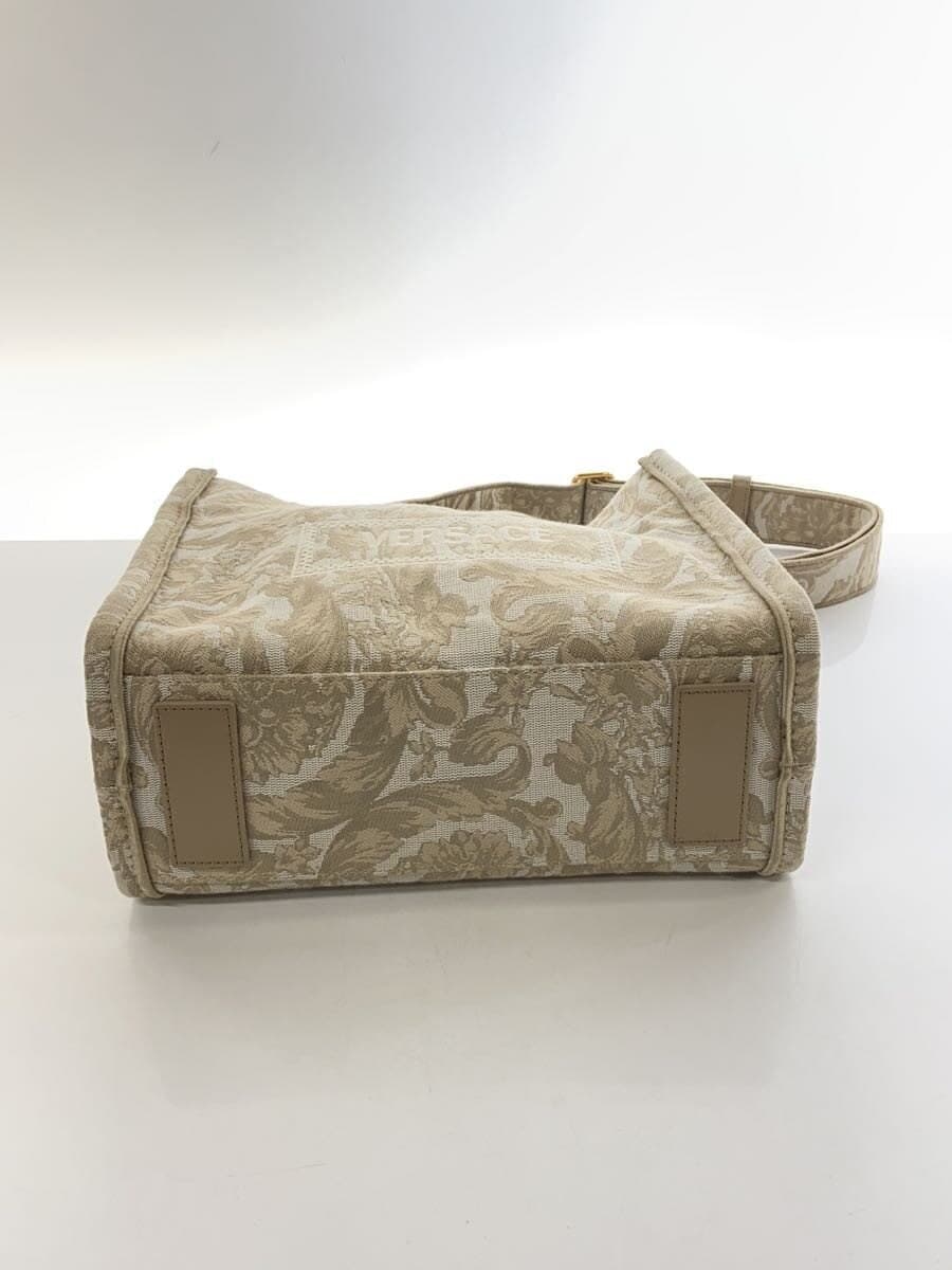 VERSACE handbag -- BEG all-over pattern 4