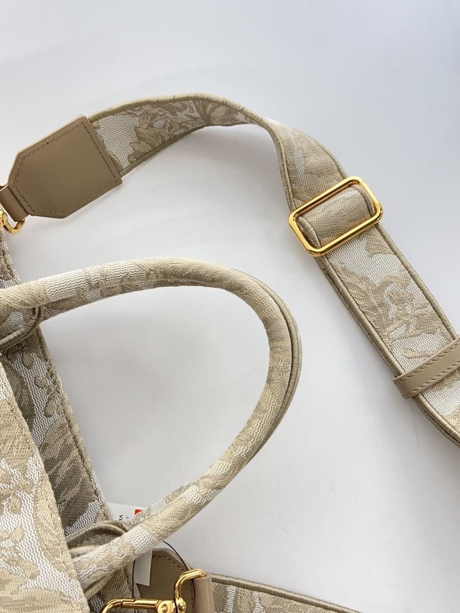 VERSACE handbag -- BEG all-over pattern 8