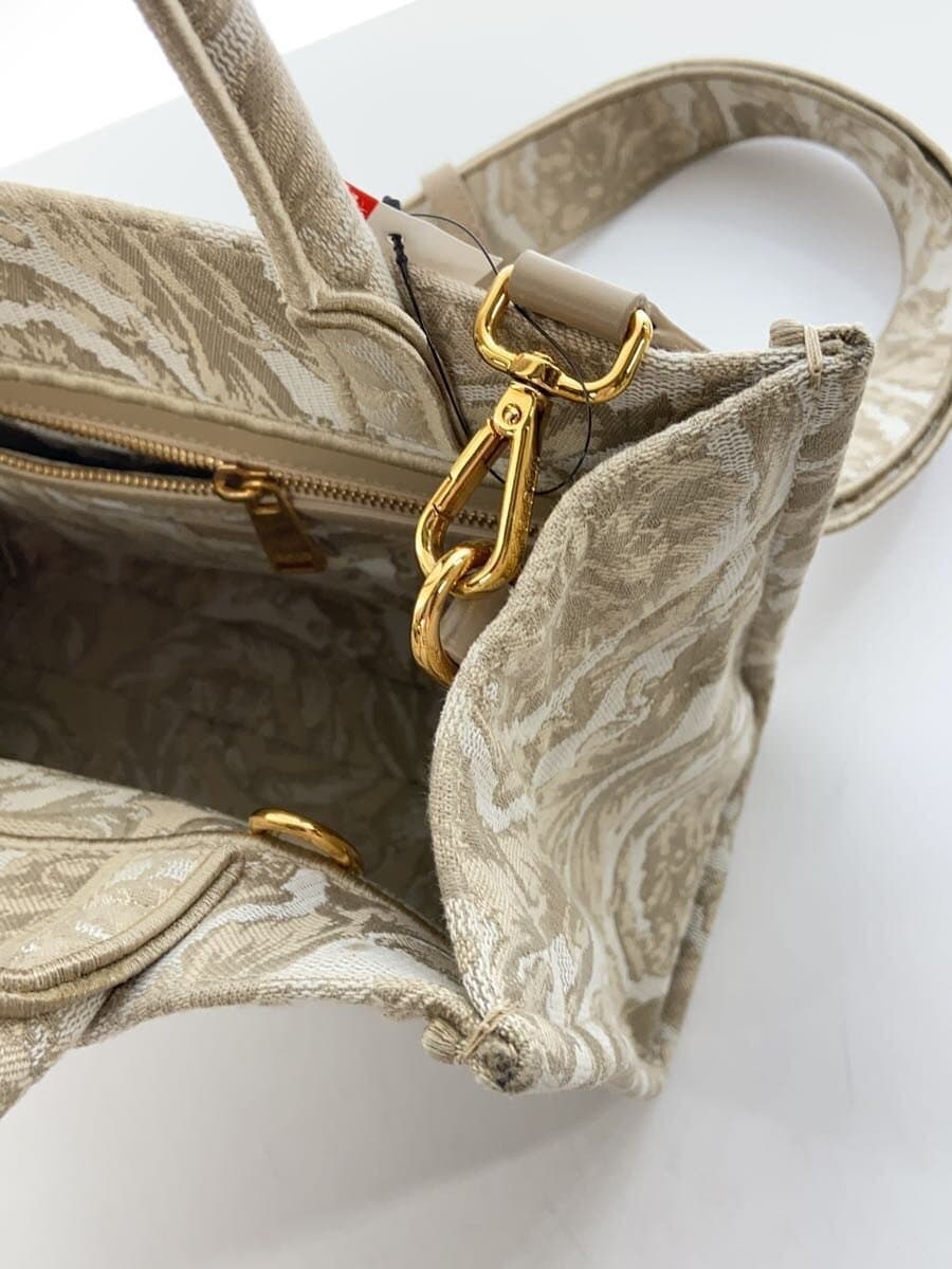 VERSACE handbag -- BEG all-over pattern 9