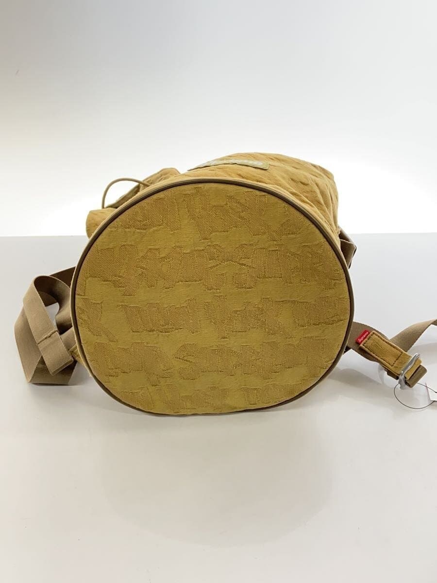 Supreme Backpack Cotton Camel All-Over Print SS22 Fat Tip Jacquard Denim 4