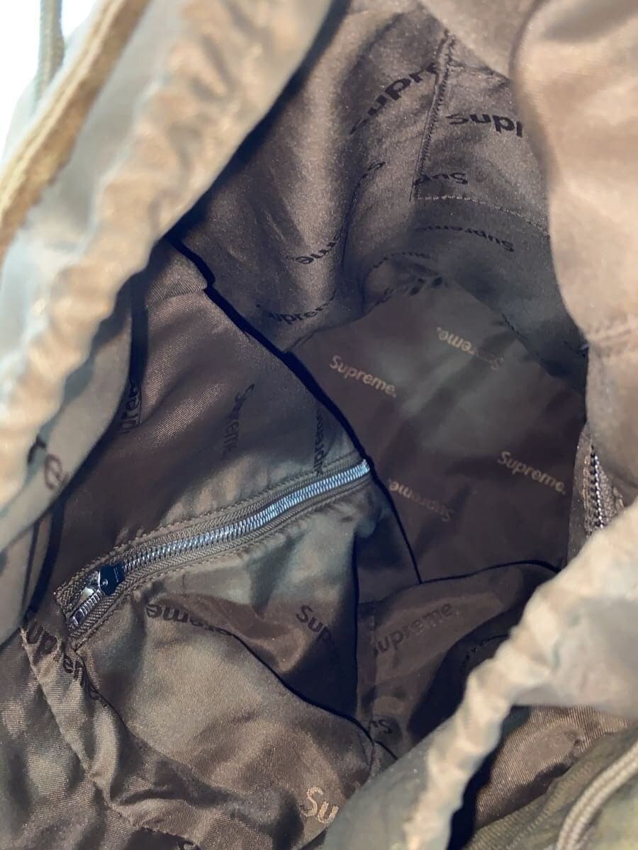 Supreme Backpack Cotton Camel All-Over Print SS22 Fat Tip Jacquard Denim 6